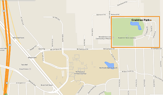 Crabtree Park Town Homes Map